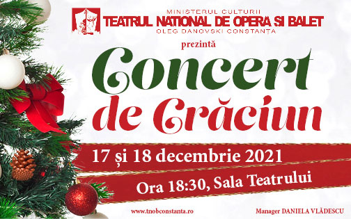 Concert de Crăciun și pe 18 decembrie 2021