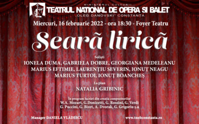 Seara Lirică se reprogramează