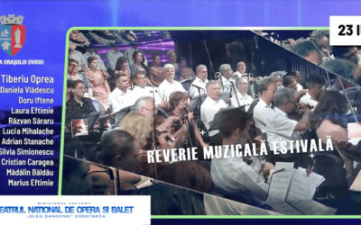 ”Reverie Muzicală Estivală”, pe 23 iulie 2022, în cadrul evenimentului ”Zilele Orașului Ovidiu”