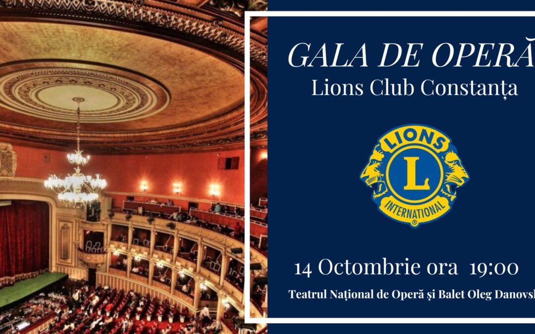 Gală de Operă – 14 octombrie 2022, ora 19:00